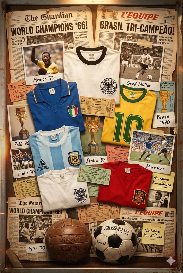 The Most Iconic World Cup Kits of All Time: From 1970 to Today