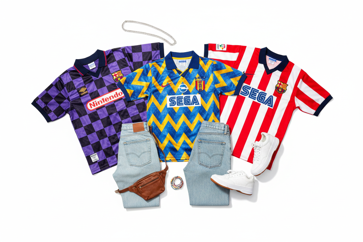 Why '90s Football Shirts Became a Fashion Statement