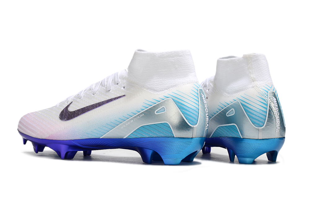 Mercurial AirZoom Calcio White taglio alto