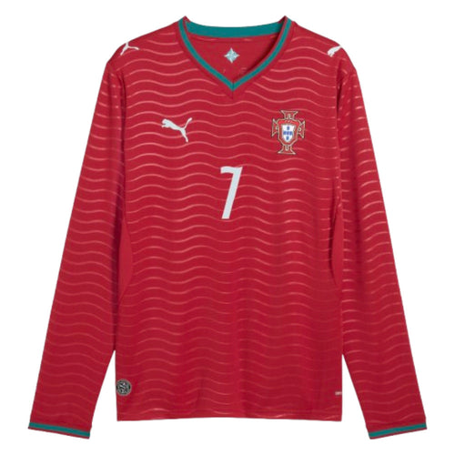 2026-2027 Portugal Long Sleeves Home Shirt RONALDO Shirt