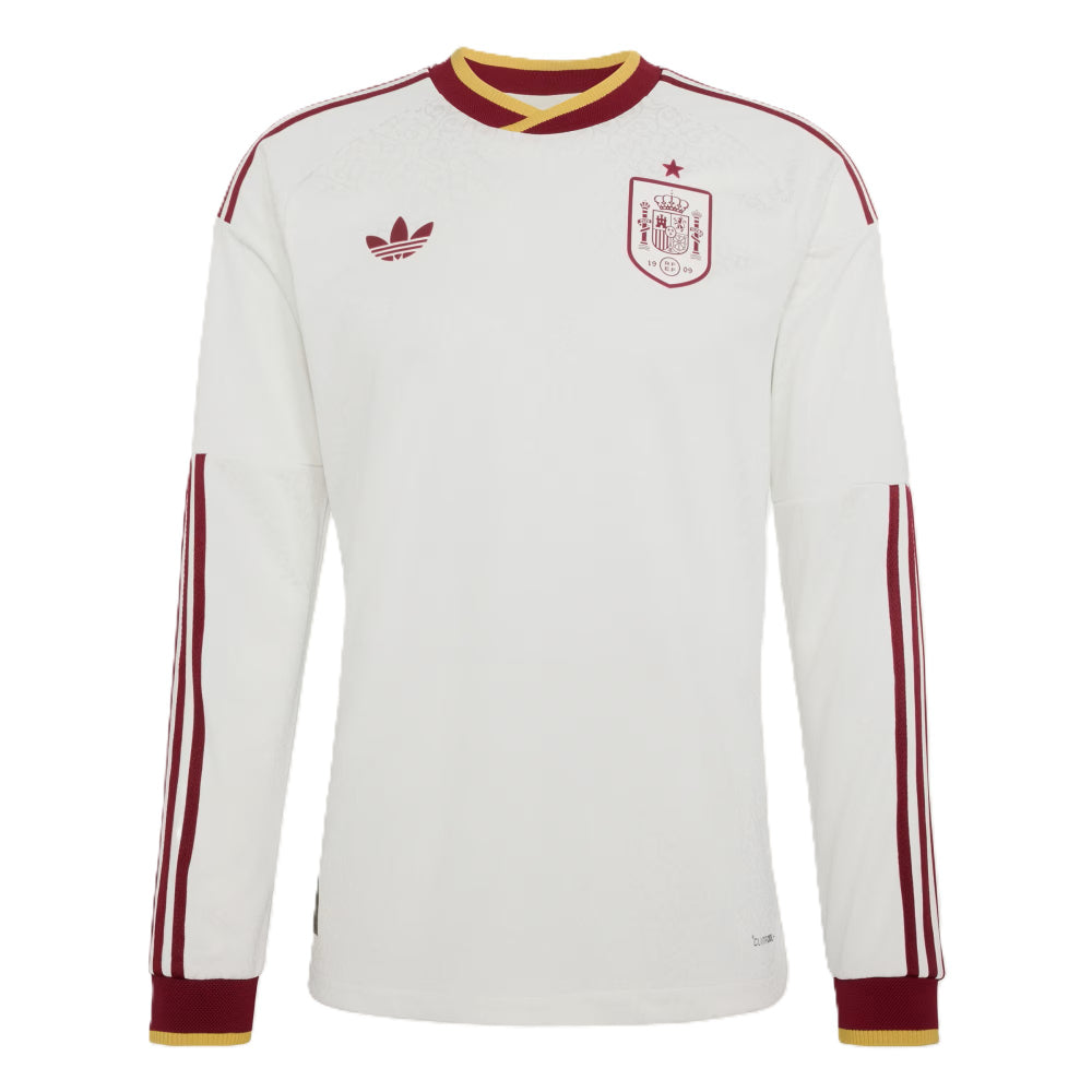 2026-2027 Spain Long Sleeves Away Shirt